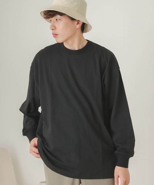 SENSE OF PLACE by URBAN RESEARCH（センスオブプレイスバイアーバンリサーチ）の「エクストラルーズロングTシャツ（Tシャツ/カットソー・メンズ・ブラック/グリーン/ホワイト・MEDIUM/LARGE）」の17枚目の写真