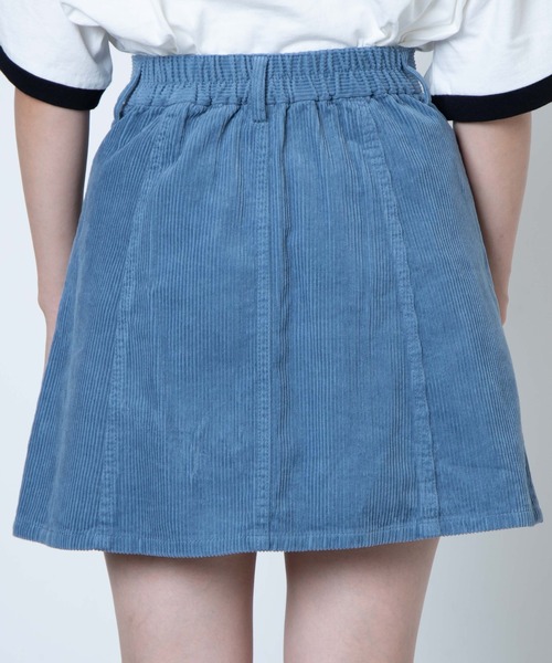 WEGO（ウィゴー）の「WEGO/コーデュロイ前ポケットミニスカート（スカート・レディース・ベージュ/サックスブルー/ブラック・SMALL/MEDIUM）」の5枚目の写真
