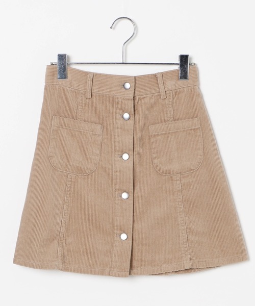WEGO（ウィゴー）の「WEGO/コーデュロイ前ポケットミニスカート（スカート・レディース・ベージュ/サックスブルー/ブラック・SMALL/MEDIUM）」の8枚目の写真