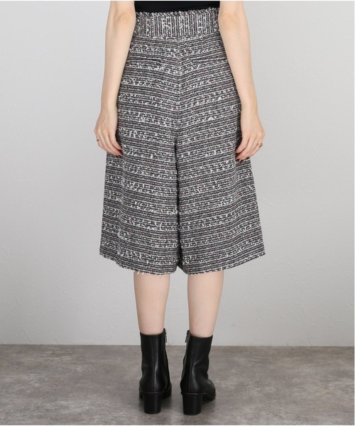 La TOTALITE（ラトータリテ）の「ツィード キュロット パンツ◆（その他パンツ・レディース・ブラック/グレー・38/36）」の20枚目の写真