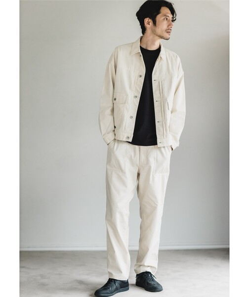 THE SHOP TK （ザ ショップ ティーケー ）の「◆Hug Cot ブルゾン（ミリタリージャケット・メンズ・ネイビー/アイボリー・02/03/04）」の8枚目の写真