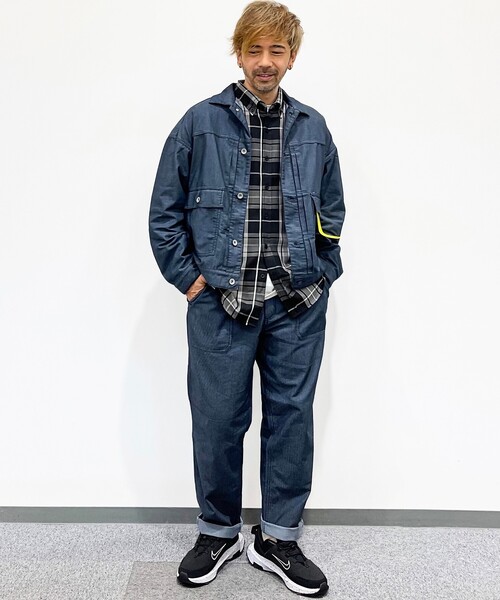 THE SHOP TK （ザ ショップ ティーケー ）の「◆Hug Cot ブルゾン（ミリタリージャケット・メンズ・ネイビー/アイボリー・02/03/04）」の9枚目の写真