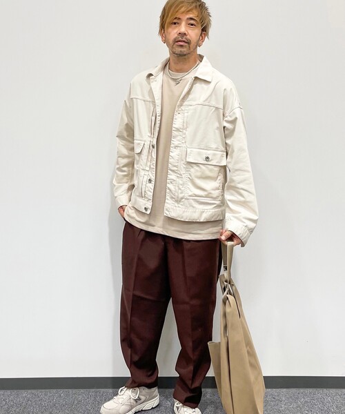 THE SHOP TK （ザ ショップ ティーケー ）の「◆Hug Cot ブルゾン（ミリタリージャケット・メンズ・ネイビー/アイボリー・02/03/04）」の5枚目の写真