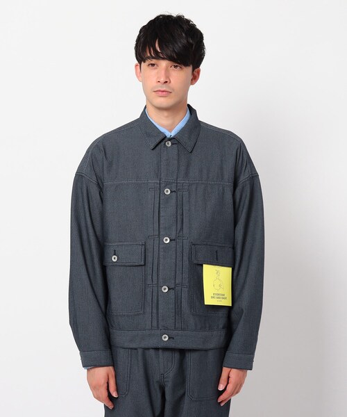 THE SHOP TK （ザ ショップ ティーケー ）の「◆Hug Cot ブルゾン（ミリタリージャケット・メンズ・ネイビー/アイボリー・02/03/04）」の15枚目の写真