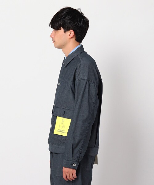 THE SHOP TK （ザ ショップ ティーケー ）の「◆Hug Cot ブルゾン（ミリタリージャケット・メンズ・ネイビー/アイボリー・02/03/04）」の16枚目の写真