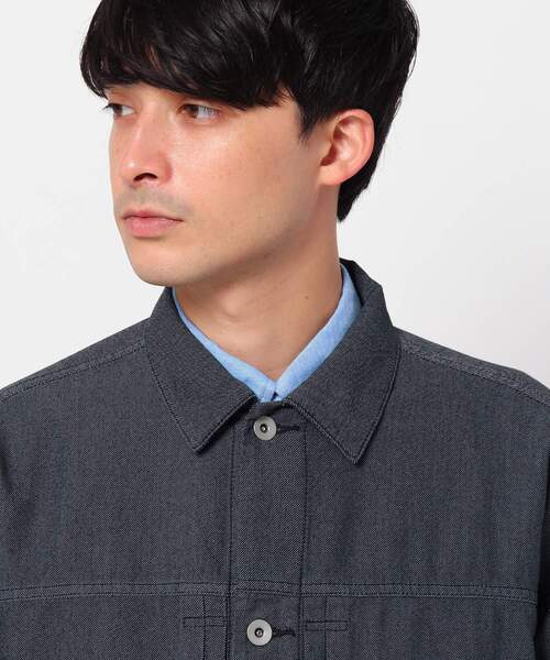 THE SHOP TK （ザ ショップ ティーケー ）の「◆Hug Cot ブルゾン（ミリタリージャケット・メンズ・ネイビー/アイボリー・02/03/04）」の18枚目の写真