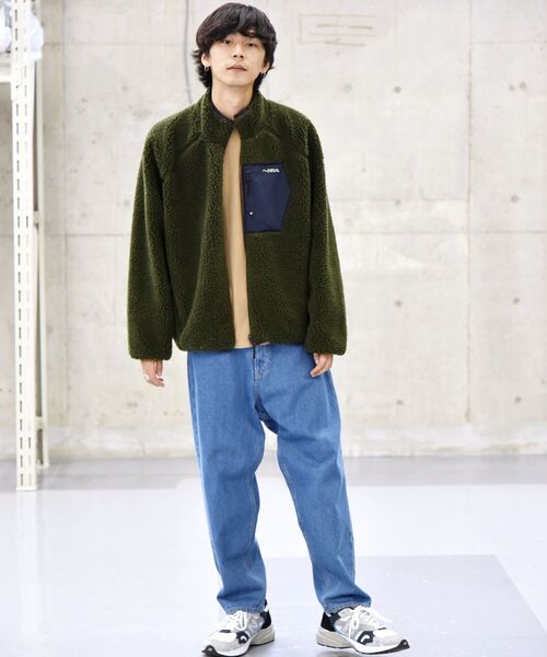 セール】【WEB限定】SHIPS: ビッグシルエット リバーシブル ボア