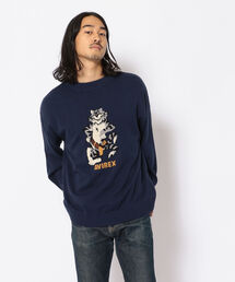 AVIREX | トムキャット クルーネック ニット / TOMCAT CREW NECK KNIT / アヴィレックス / AVIREX(ニット/セーター)