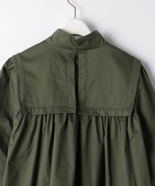 green label relaxing（グリーンレーベルリラクシング）の「＜Tavii＞ セーラ―カラー ブラウス（シャツ/ブラウス・レディース・ブラック/オリーブ・FREE）」の19枚目の写真