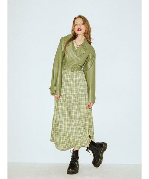 jouetie（ジュエティ）の「ドッキングトレンチコート（トレンチコート・レディース・ブラック/ベージュ/その他1・MEDIUM）」の3枚目の写真