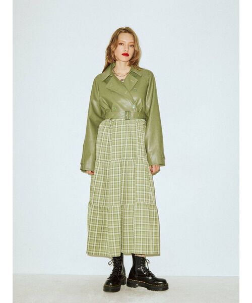 jouetie（ジュエティ）の「ドッキングトレンチコート（トレンチコート・レディース・ブラック/ベージュ/その他1・MEDIUM）」の16枚目の写真