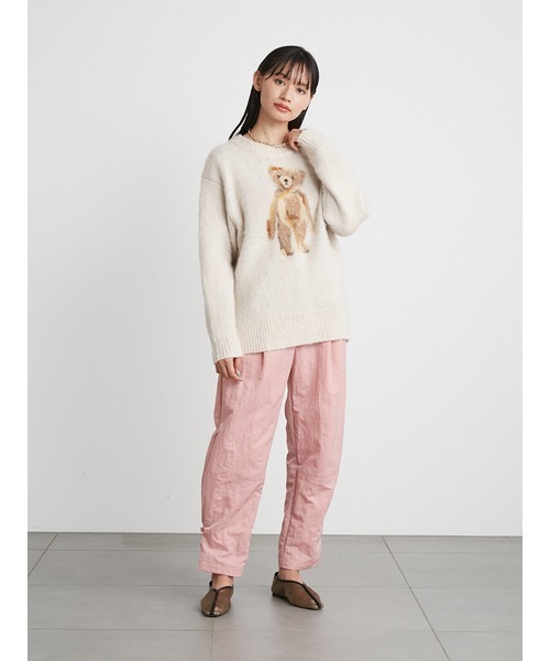 LILY BROWN（リリーブラウン）の「LilyBearニットプルオーバー
