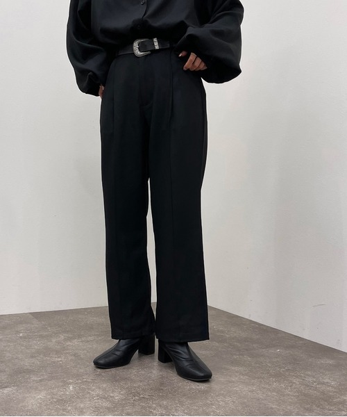 apres jour mignon（アプレジュールミニョン）の「センターシームパンツ【SETUP着用可能】 【ZOZOTOWN限定アイテム】（その他パンツ・レディース・チャコールグレー/ブラック/グリーン系その他2/パープル系その他3・SMALL/MEDIUM/X-LARGE）」の5枚目の写真