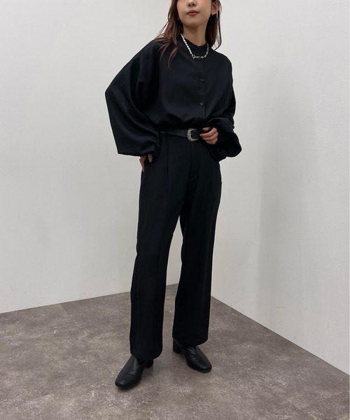 apres jour mignon（アプレジュールミニョン）の「センターシームパンツ【SETUP着用可能】 【ZOZOTOWN限定アイテム】（その他パンツ・レディース・チャコールグレー/ブラック/グリーン系その他2/パープル系その他3・SMALL/MEDIUM/X-LARGE）」の10枚目の写真