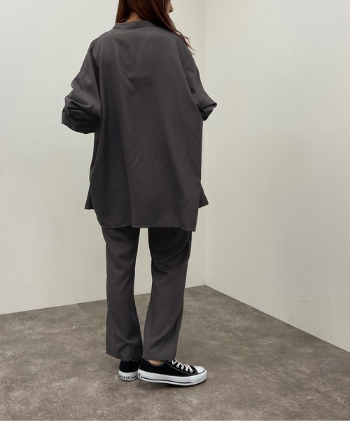 apres jour mignon（アプレジュールミニョン）の「センターシームパンツ【SETUP着用可能】 【ZOZOTOWN限定アイテム】（その他パンツ・レディース・チャコールグレー/ブラック/グリーン系その他2/パープル系その他3・SMALL/MEDIUM/X-LARGE）」の18枚目の写真