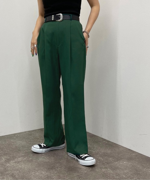 apres jour mignon（アプレジュールミニョン）の「センターシームパンツ【SETUP着用可能】 【ZOZOTOWN限定アイテム】（その他パンツ・レディース・チャコールグレー/ブラック/グリーン系その他2/パープル系その他3・SMALL/MEDIUM/X-LARGE）」の19枚目の写真