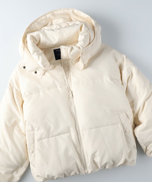 HONEYSUCKLE ROSE（ハニーサックルローズ）の「【HONEYSUCKLE ROSE】ショート中綿ジャケット（その他アウター・レディース・ベージュ/ブラック/オフホワイト・M/L）」の18枚目の写真