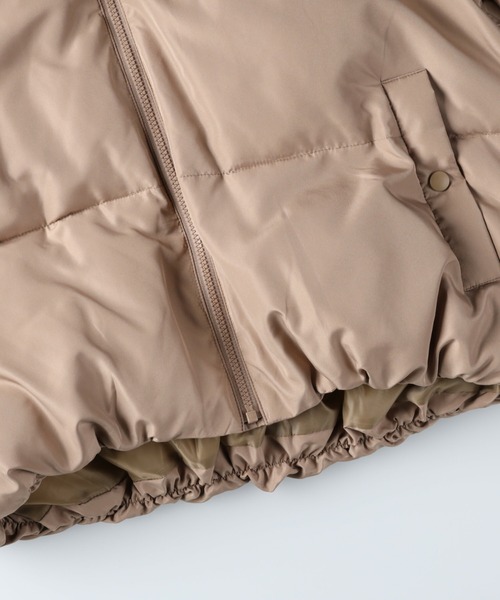 HONEYSUCKLE ROSE（ハニーサックルローズ）の「【HONEYSUCKLE ROSE】ショート中綿ジャケット（その他アウター・レディース・ベージュ/ブラック/オフホワイト・M/L）」の11枚目の写真