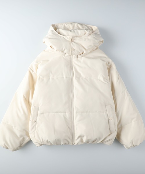 HONEYSUCKLE ROSE（ハニーサックルローズ）の「【HONEYSUCKLE ROSE】ショート中綿ジャケット（その他アウター・レディース・ベージュ/ブラック/オフホワイト・M/L）」の10枚目の写真