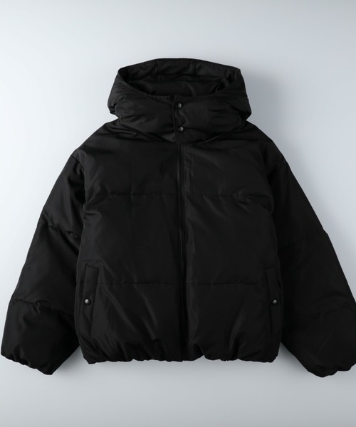 HONEYSUCKLE ROSE（ハニーサックルローズ）の「【HONEYSUCKLE ROSE】ショート中綿ジャケット（その他アウター・レディース・ベージュ/ブラック/オフホワイト・M/L）」の9枚目の写真