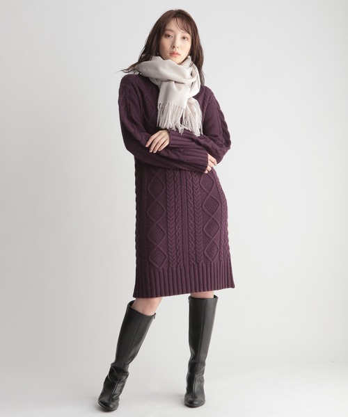 Andemiu（アンデミュウ）の「ソフトタッチストール954972（ストール/ショール・レディース・ブルー/ベージュ/ライトグレー・FREE）」の17枚目の写真