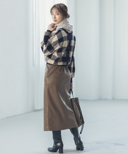 Andemiu（アンデミュウ）の「ソフトタッチストール954972（ストール/ショール・レディース・ブルー/ベージュ/ライトグレー・FREE）」の21枚目の写真