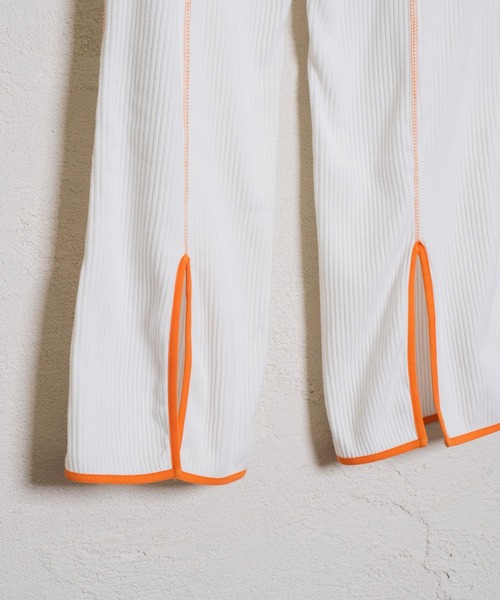 Kastane（カスタネ）の「【コラボアイテム】Yuri Hanamori コラボ パイピングパンツ（その他パンツ・レディース・ブルー/オフホワイト・FREE）」の7枚目の写真