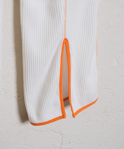 Kastane（カスタネ）の「【コラボアイテム】Yuri Hanamori コラボ パイピングパンツ（その他パンツ・レディース・ブルー/オフホワイト・FREE）」の12枚目の写真