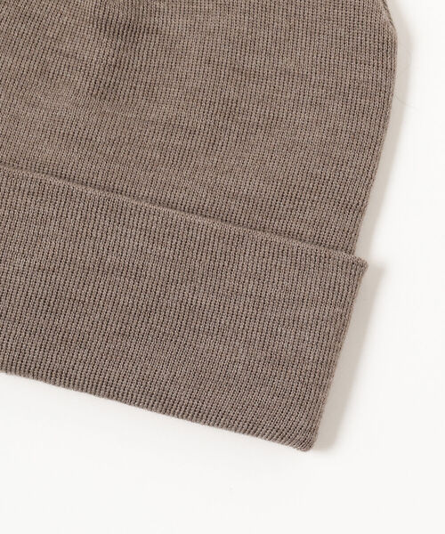 International Gallery BEAMS（インターナショナルギャラリービームス）の「IG / ウール ニットキャップ（ニットキャップ/ビーニー・メンズ・ブラック/グレー/オリーブ/ライトブラウン・ONE SIZE）」の7枚目の写真