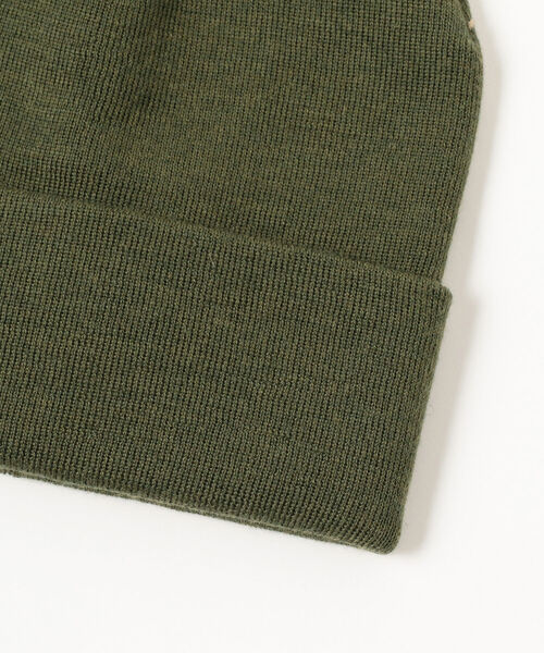 International Gallery BEAMS（インターナショナルギャラリービームス）の「IG / ウール ニットキャップ（ニットキャップ/ビーニー・メンズ・ブラック/グレー/オリーブ/ライトブラウン・ONE SIZE）」の6枚目の写真