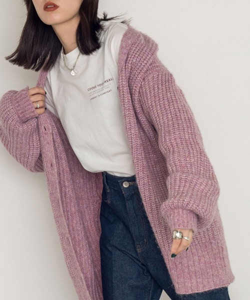 w closet（ダブルクローゼット）の「スモールロゴロンTee（Tシャツ/カットソー・レディース・ライトグリーン系/スミクロ/ラベンダー/オフホワイト・FREE）」の2枚目の写真