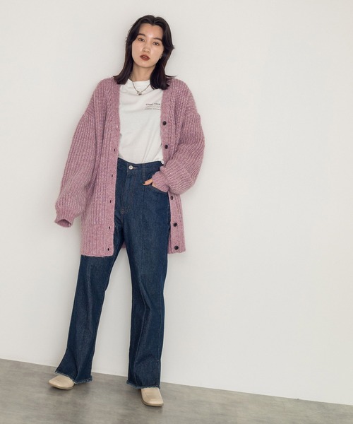 w closet（ダブルクローゼット）の「スモールロゴロンTee（Tシャツ/カットソー・レディース・ライトグリーン系/スミクロ/ラベンダー/オフホワイト・FREE）」の5枚目の写真