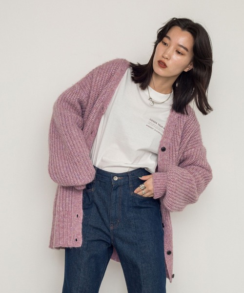 w closet（ダブルクローゼット）の「スモールロゴロンTee（Tシャツ/カットソー・レディース・ライトグリーン系/スミクロ/ラベンダー/オフホワイト・FREE）」の9枚目の写真