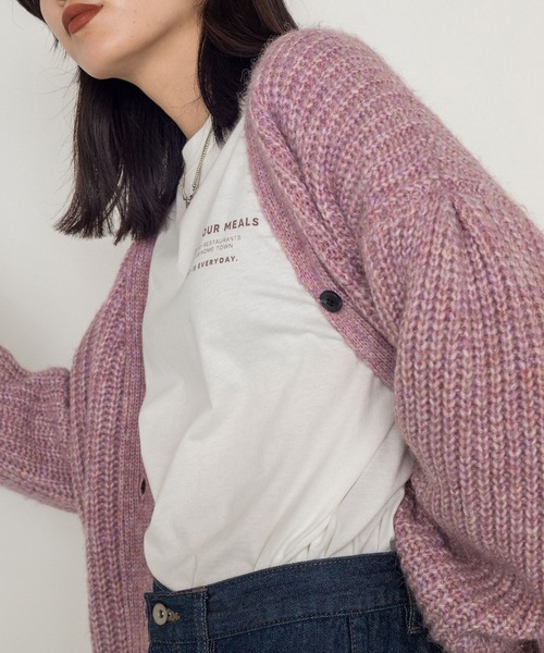 w closet（ダブルクローゼット）の「スモールロゴロンTee（Tシャツ/カットソー・レディース・ライトグリーン系/スミクロ/ラベンダー/オフホワイト・FREE）」の11枚目の写真