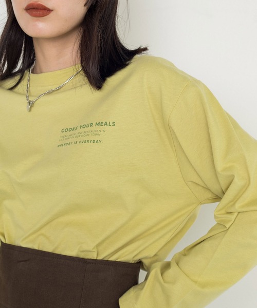 w closet（ダブルクローゼット）の「スモールロゴロンTee（Tシャツ/カットソー・レディース・ライトグリーン系/スミクロ/ラベンダー/オフホワイト・FREE）」の17枚目の写真