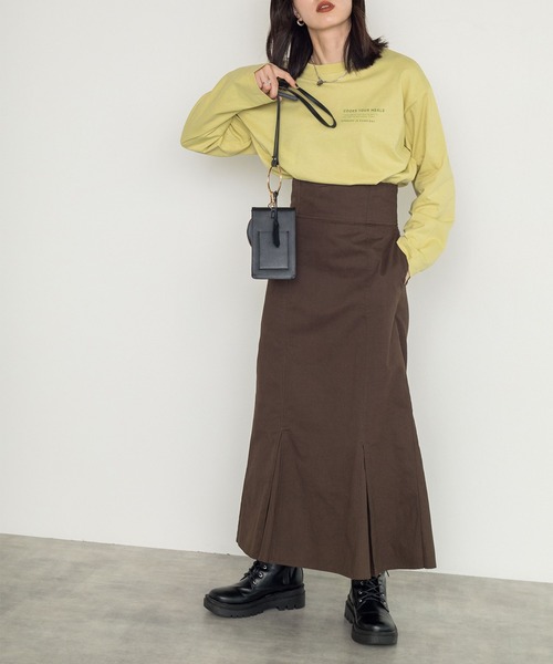 w closet（ダブルクローゼット）の「スモールロゴロンTee（Tシャツ/カットソー・レディース・ライトグリーン系/スミクロ/ラベンダー/オフホワイト・FREE）」の18枚目の写真