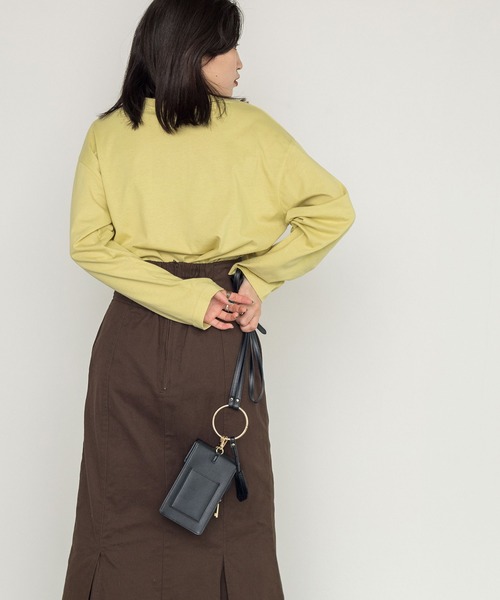 w closet（ダブルクローゼット）の「スモールロゴロンTee（Tシャツ/カットソー・レディース・ライトグリーン系/スミクロ/ラベンダー/オフホワイト・FREE）」の19枚目の写真