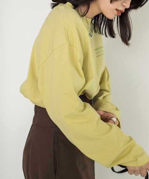 w closet（ダブルクローゼット）の「スモールロゴロンTee（Tシャツ/カットソー・レディース・ライトグリーン系/スミクロ/ラベンダー/オフホワイト・FREE）」の20枚目の写真