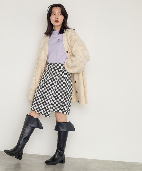 w closet（ダブルクローゼット）の「スモールロゴロンTee（Tシャツ/カットソー・レディース・ライトグリーン系/スミクロ/ラベンダー/オフホワイト・FREE）」の21枚目の写真