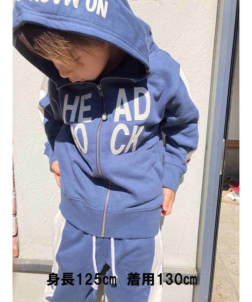 HEADROCK パーカー サイズ150 HEAD ROCK（ヘッドロック）の「HEADROCK⁄ヘッドロック ジップパーカー