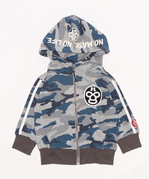 HEAD ROCK（ヘッドロック）の「フーデッドジップアップ（パーカー・キッズ・ネイビー/グレー系その他/グレー/グリーン系その他/カーキ/チャコールグレー・110/120/140/150/130/100）」の7枚目の写真