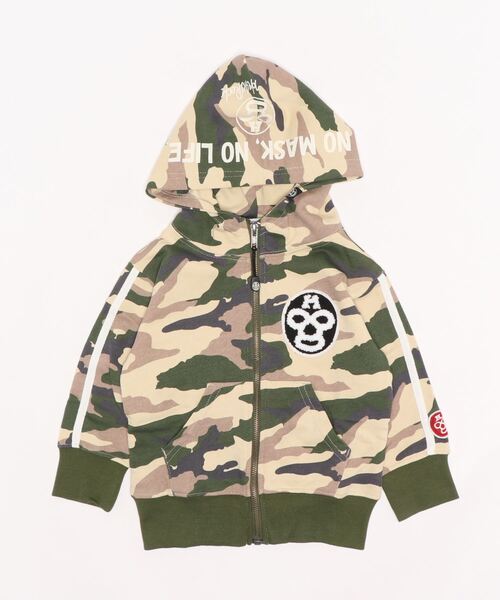 HEAD ROCK（ヘッドロック）の「フーデッドジップアップ（パーカー・キッズ・ネイビー/グレー系その他/グレー/グリーン系その他/カーキ/チャコールグレー・110/120/140/150/130/100）」の8枚目の写真