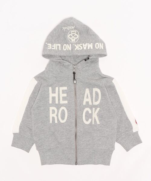 HEAD ROCK（ヘッドロック）の「フーデッドジップアップ（パーカー・キッズ・ネイビー/グレー系その他/グレー/グリーン系その他/カーキ/チャコールグレー・110/120/140/150/130/100）」の9枚目の写真