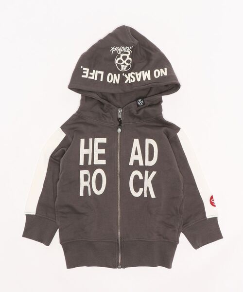 HEAD ROCK（ヘッドロック）の「フーデッドジップアップ（パーカー・キッズ・ネイビー/グレー系その他/グレー/グリーン系その他/カーキ/チャコールグレー・110/120/140/150/130/100）」の12枚目の写真