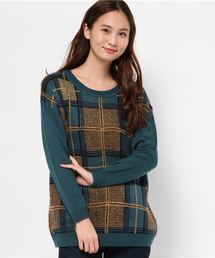 one after another NICE CLAUP | 【ナイスクラップ】チェック柄ニット(ニット/セーター)