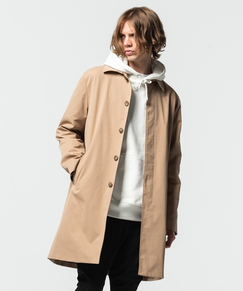 glamb（グラム）の「It Soutien Collar Coat / イットステンカラーコート（ステンカラーコート・メンズ・ブラック/グリーン/ベージュ・M/S/L）」の19枚目の写真