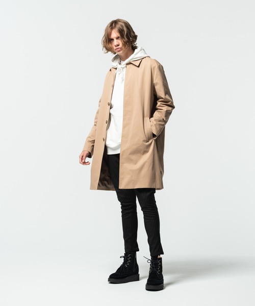 glamb（グラム）の「It Soutien Collar Coat / イットステンカラーコート（ステンカラーコート・メンズ・ブラック/グリーン/ベージュ・M/S/L）」の10枚目の写真