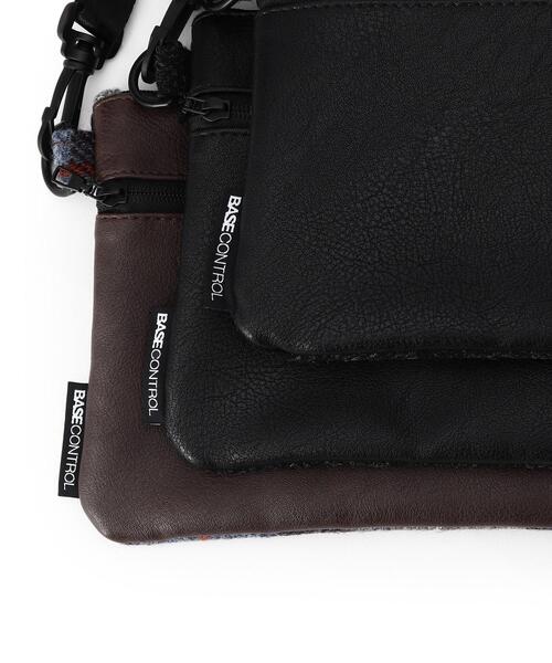 HARRIS TWEED（ハリスツイード）の「◆Harris Tweed ハリス ツィード 2wayサコッシュ ミニショルダー（ショルダーバッグ・メンズ・チャコールグレー/ブラック/ベージュ・99）」の10枚目の写真