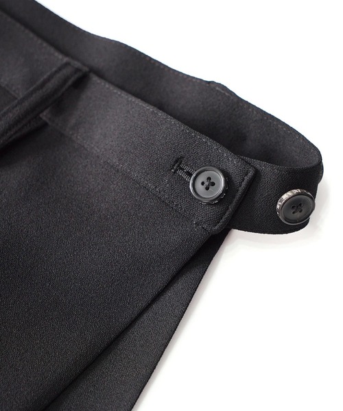 SHAREEF（シャリーフ）の「GEORGETTE OVER SKIRT（スカート・メンズ・ブラック/グリーン/チャコール・FREE）」の7枚目の写真