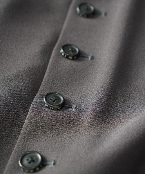 SHAREEF（シャリーフ）の「GEORGETTE OVER SKIRT（スカート・メンズ・ブラック/グリーン/チャコール・FREE）」の11枚目の写真